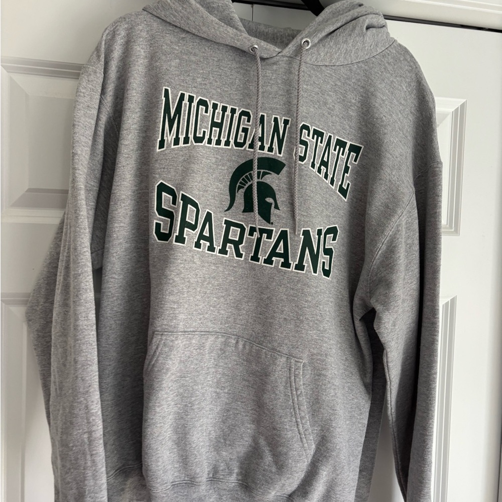 Michigan State Spartans Gray Hoodie